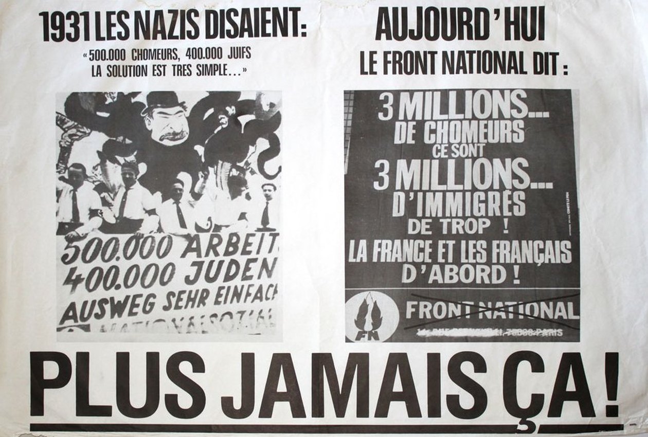 Campagne anti Front National des années 1970
