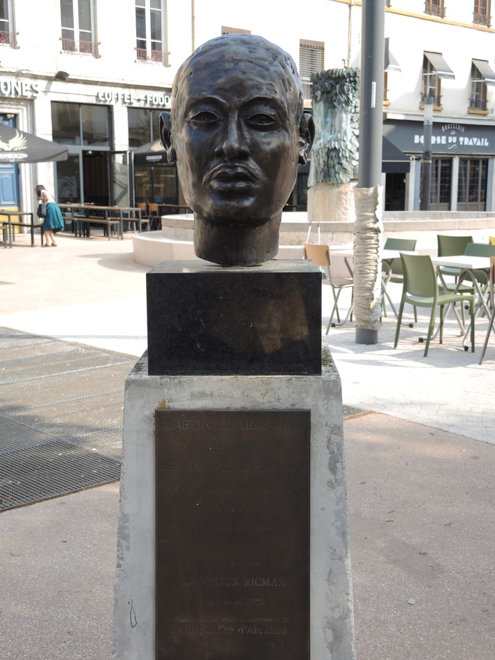 Sculpture représentant Martin Luther King, 2010. (© Nadine Halitim-Dubois)